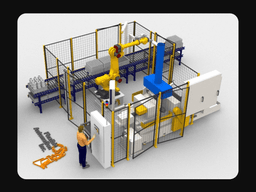 Robotic automation cell