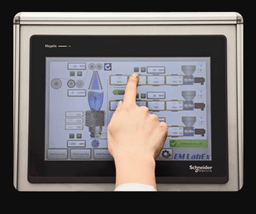 Industrial HMI touchscreen