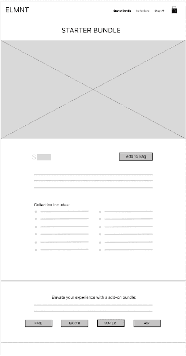 Product Page Prototype