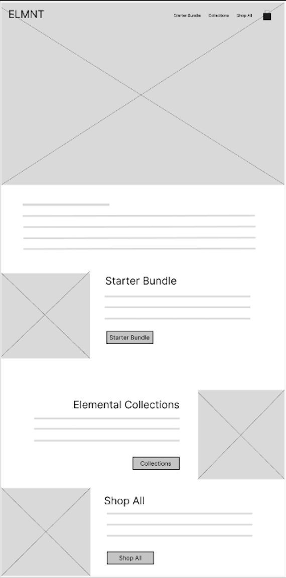 Homepage Prototype